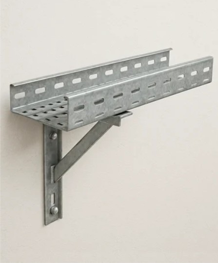 Cable Tray Support Brackets for Wall, Ceiling, and Floor Mounting